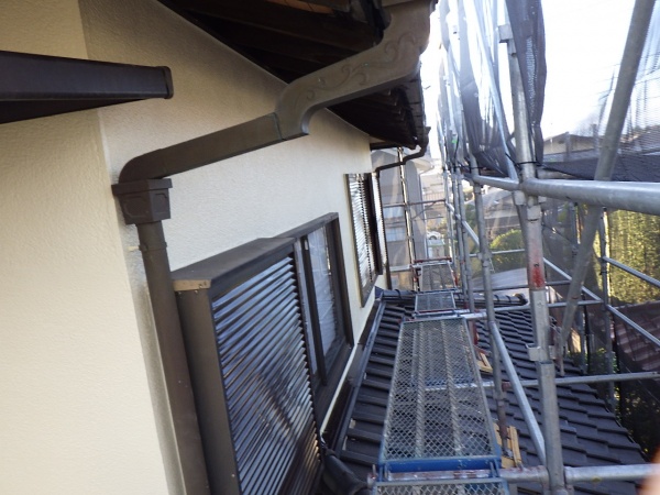 ２階外壁面の完工です