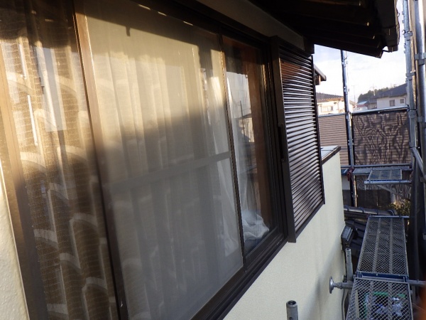 ２階外壁面の完工です