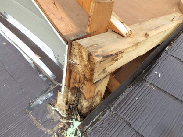 雨漏り箇所です