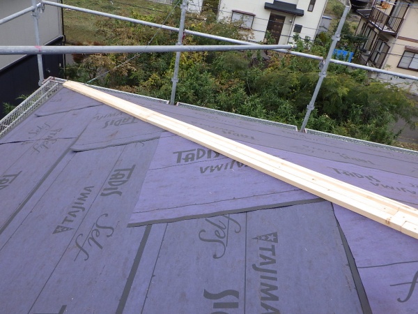 棟木の取り付け終了です