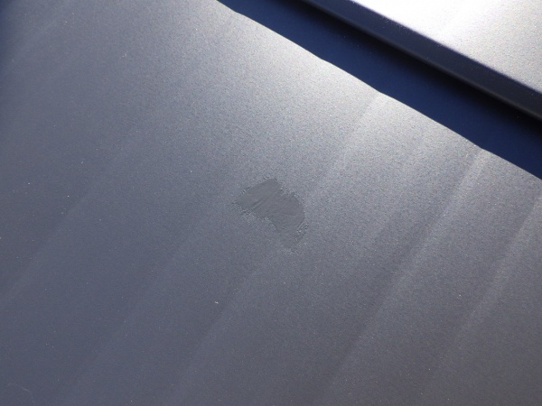 作業中に付いた傷補修終了です