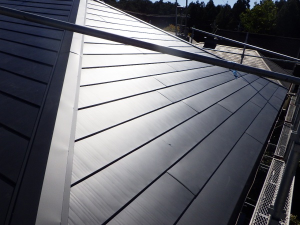 東面の完工です