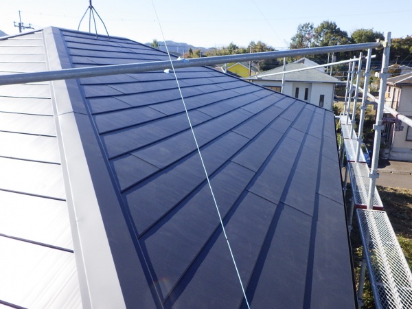 北面の完工です