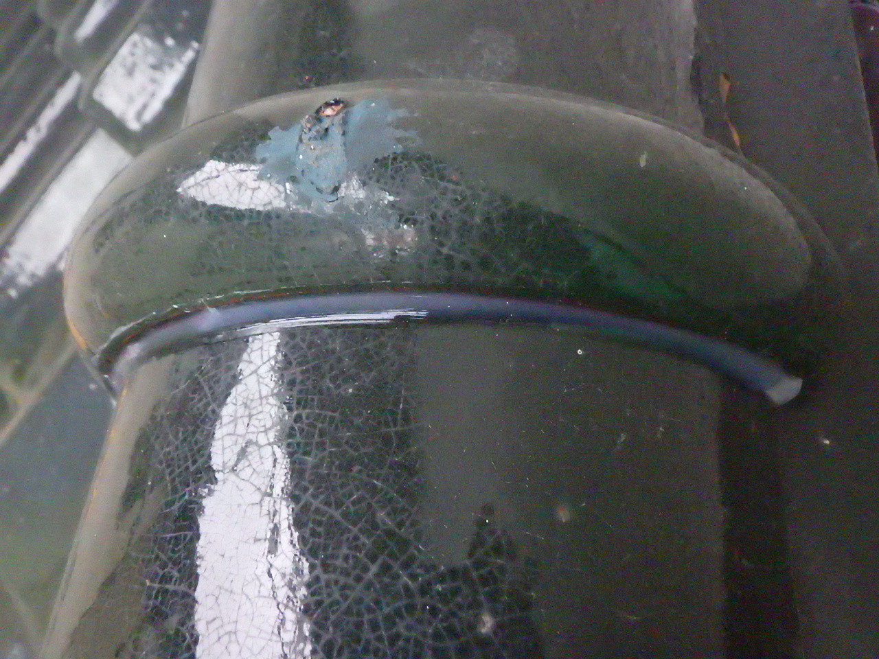 丸瓦のラバーロック中です