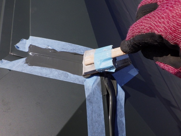 シーリング中です