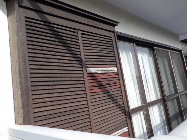 施工前の戸袋の状態です