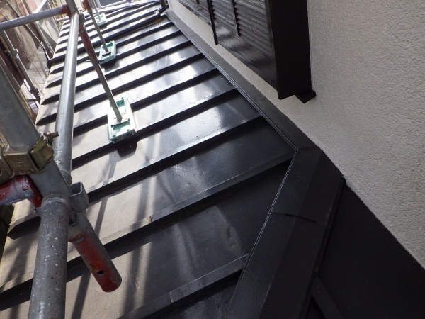 施工前の下屋根の状態です