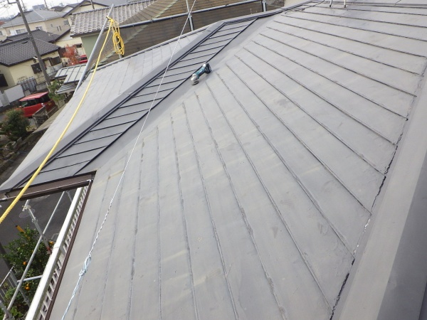施工前の大屋根の状態です