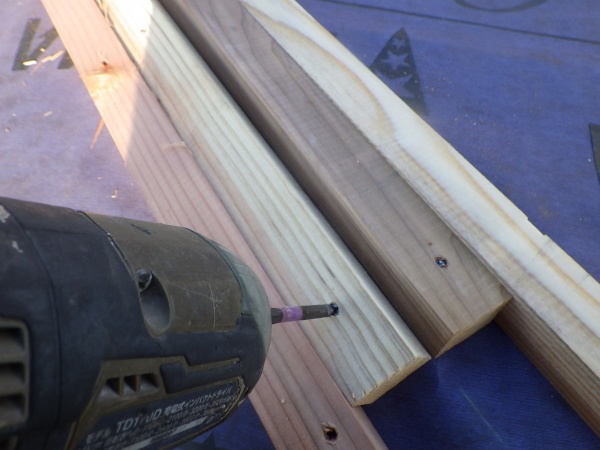 棟木の取り付け中です