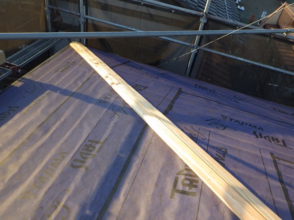 棟木の取り付け終了です