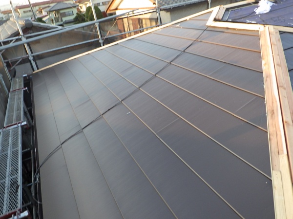 施工後の屋根の状態です