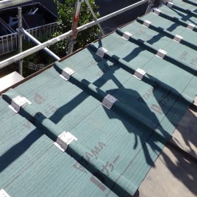 １段目の取り付け終了です