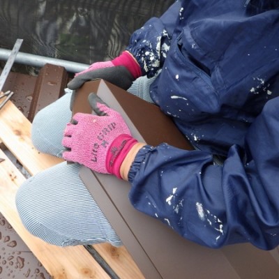 軒先の剣先の加工中です