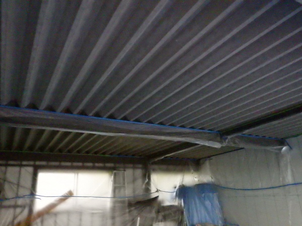 全体のケレン作業が終了しました