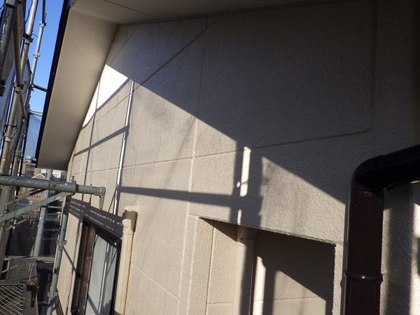 ２階外壁塗装の完工です