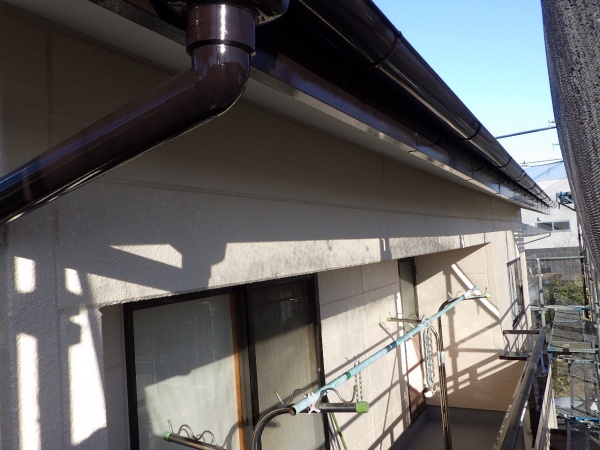 雨樋破風塗装の完工です