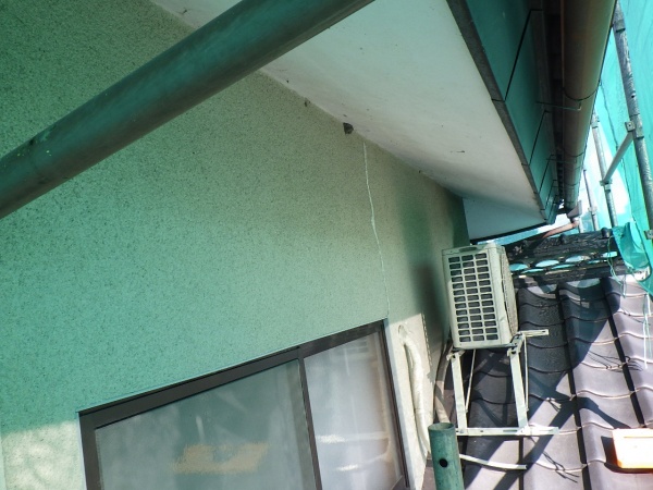 施工前の外壁面の状態です