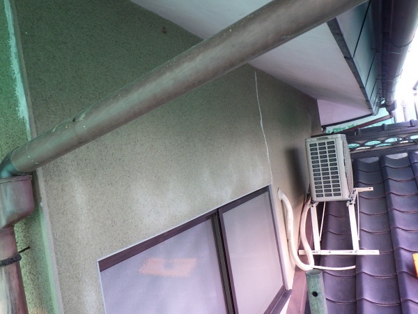 外壁面の洗浄終了です