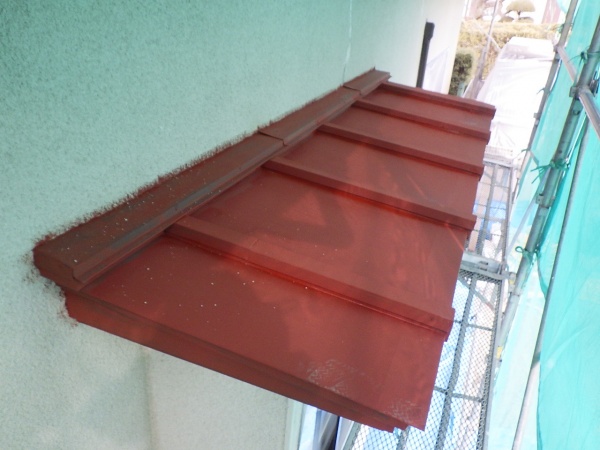 霧よけの錆止め塗装終了です