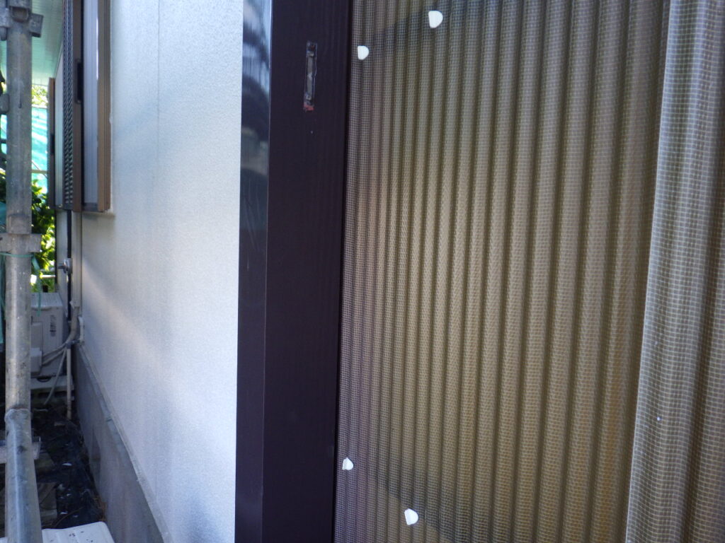 竪樋金具の撤去終了です