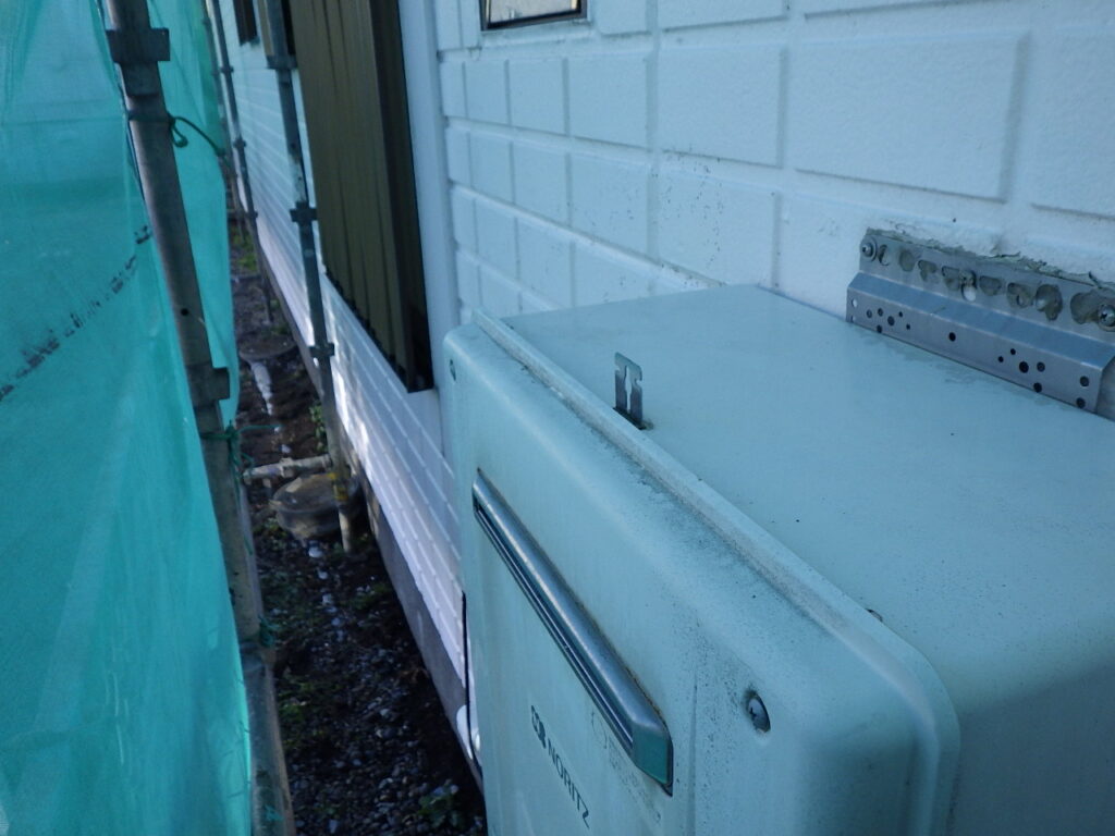 高圧洗浄後の外壁の状態です