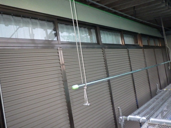 養生を剥がしました