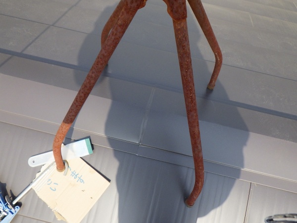 棟板金のシーリング終了です