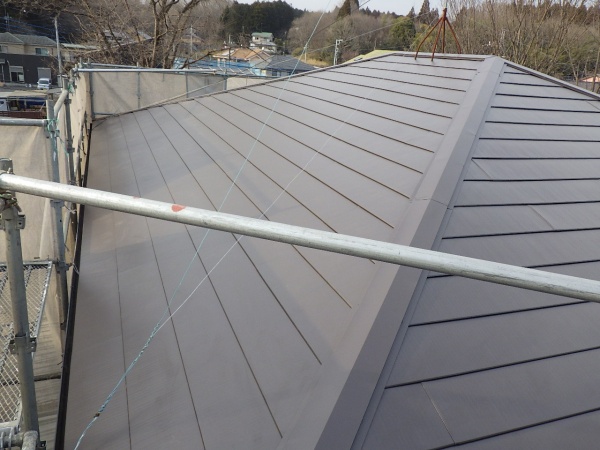 施工後の屋根の状態です