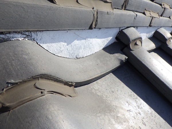 施工前の漆喰の状態です