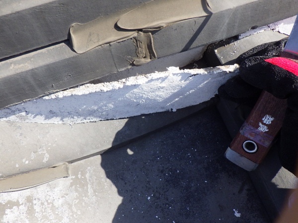 施工前の漆喰の状態です