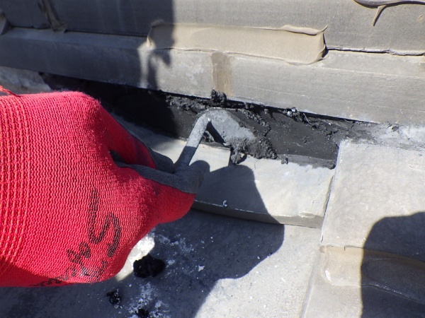 漆喰入れ中です