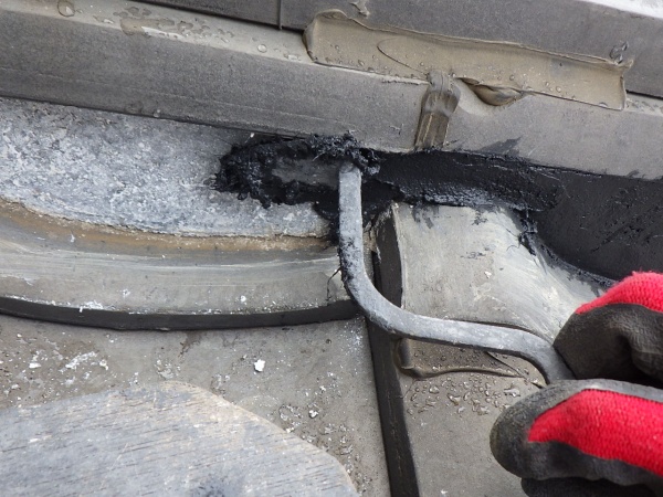 漆喰入れ中です