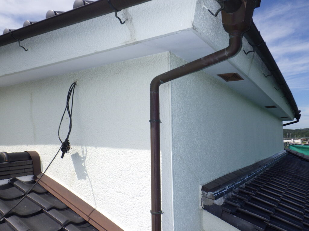 施工前の２階外壁の状態です