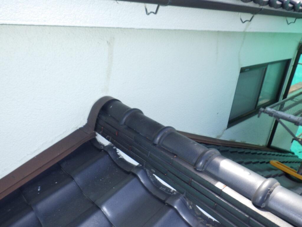 施工前の２階外壁の状態です