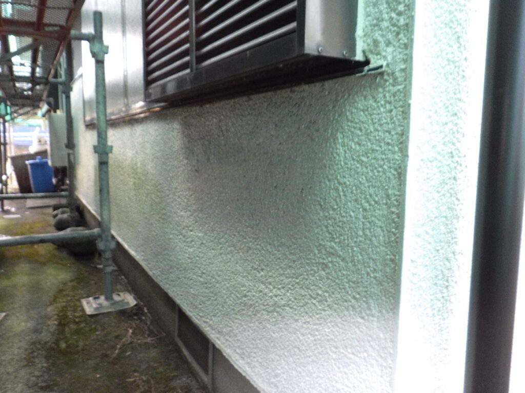 施工前の１階外壁の状態です