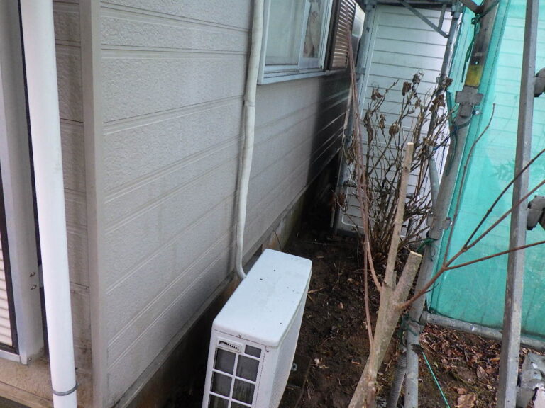 外壁洗浄後です