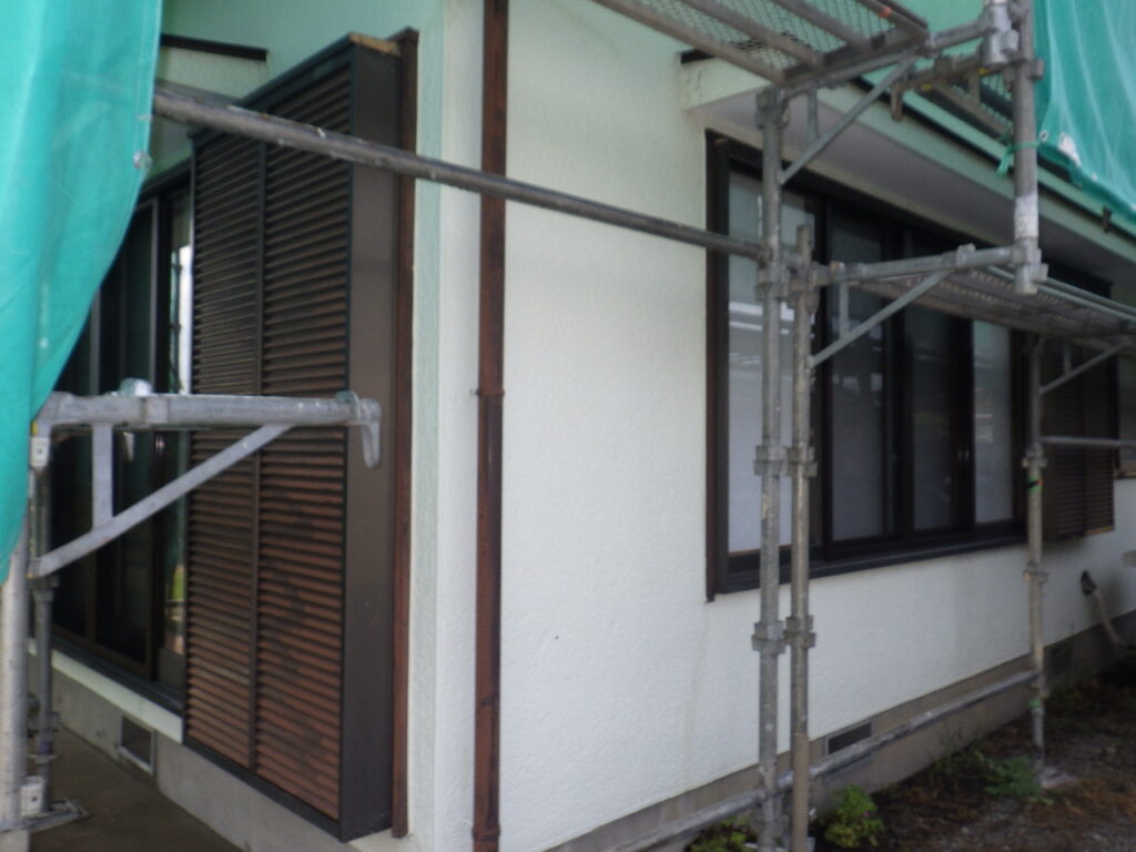 １階の高圧洗浄終了です