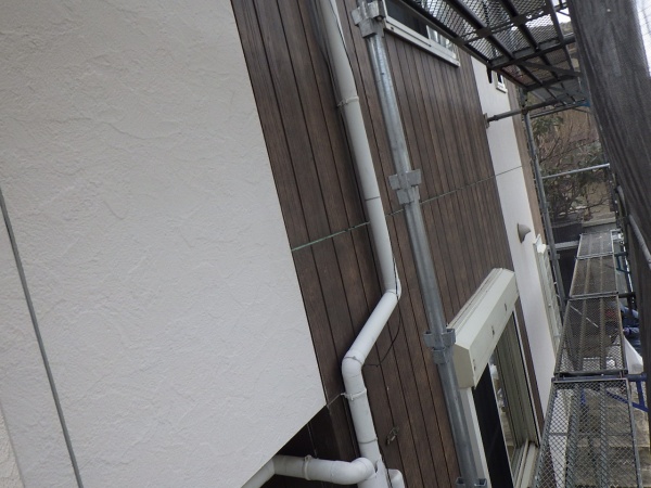 高圧洗浄後の外壁の状態です