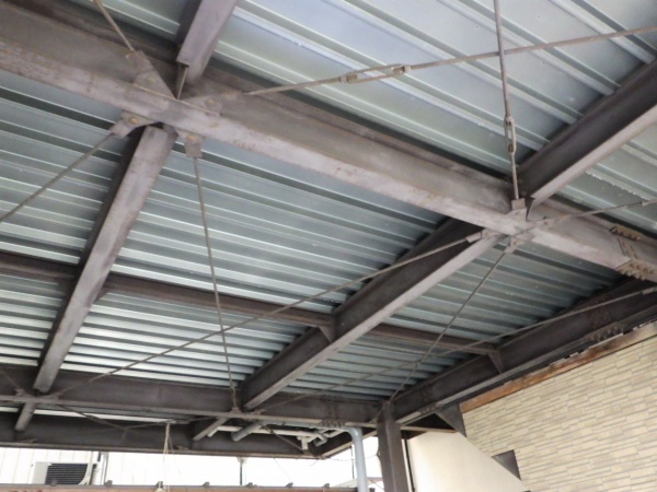 施工前の１階車庫の状態です