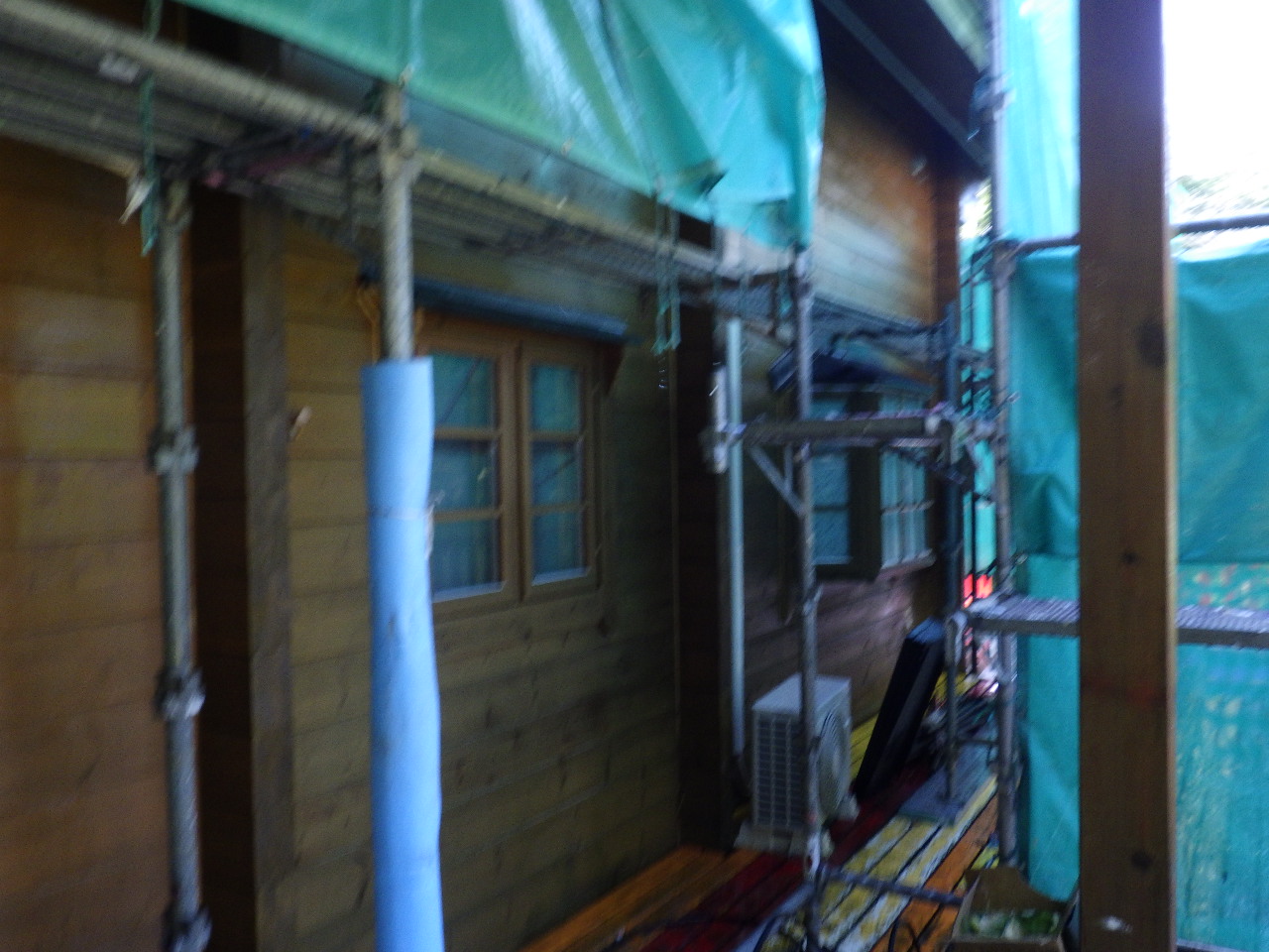 洗浄後の外壁の状態です