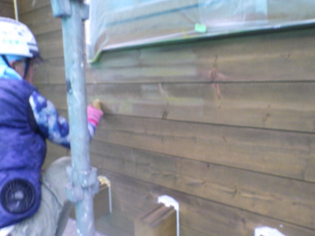 2回目のキシラデコール塗装です