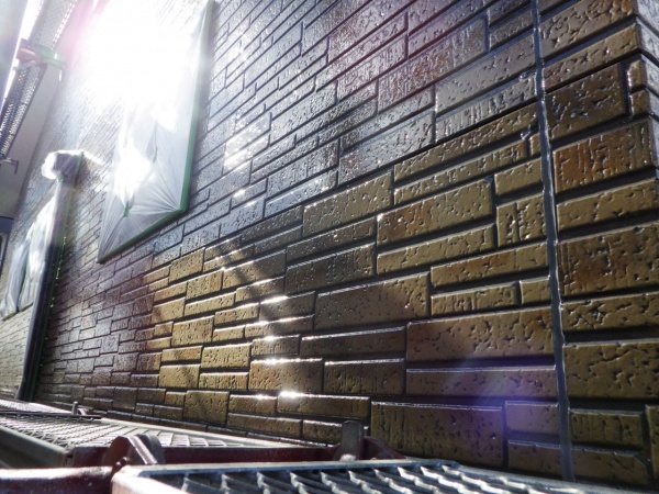 外壁上塗り終了です