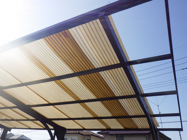 施工前のカーポートの状態です