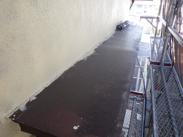 洗浄前の外壁面の状態です