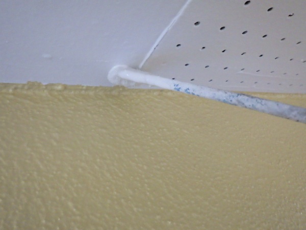 軒天補修中です