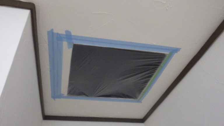 開口部の養生をしました