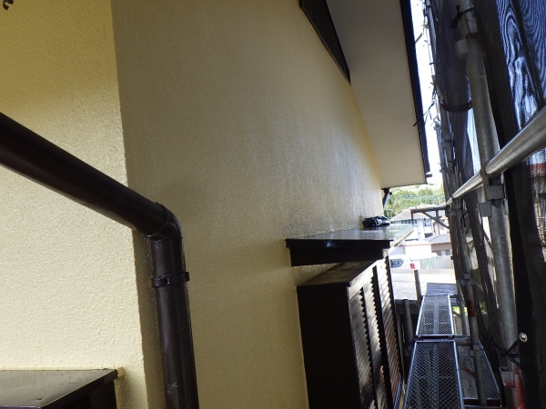 外壁面の完工です