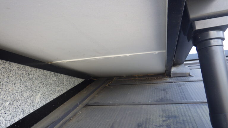 軒天補修後です