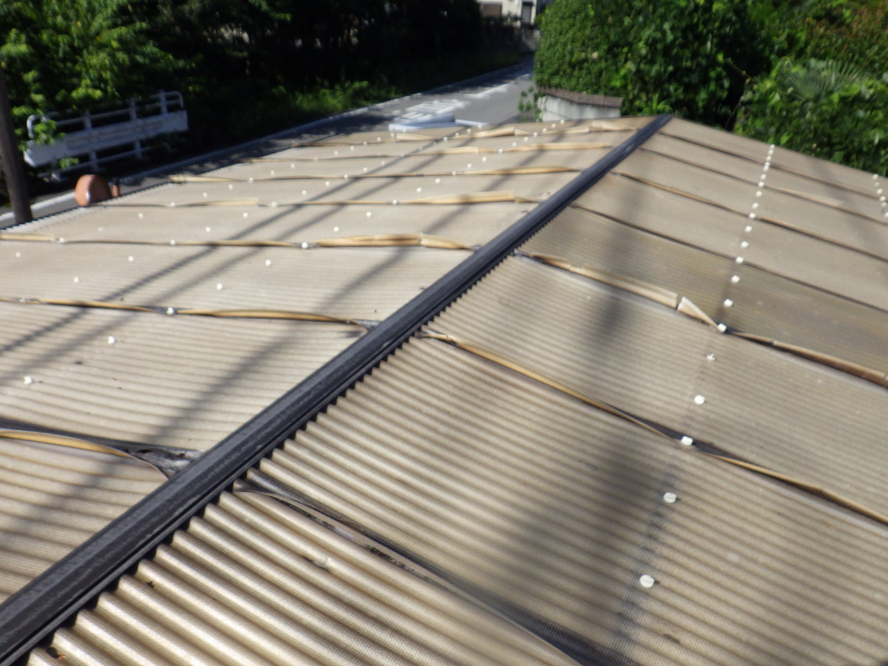 重ね部分の劣化