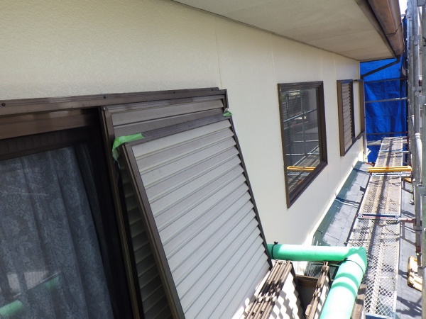 養生を剥がしました